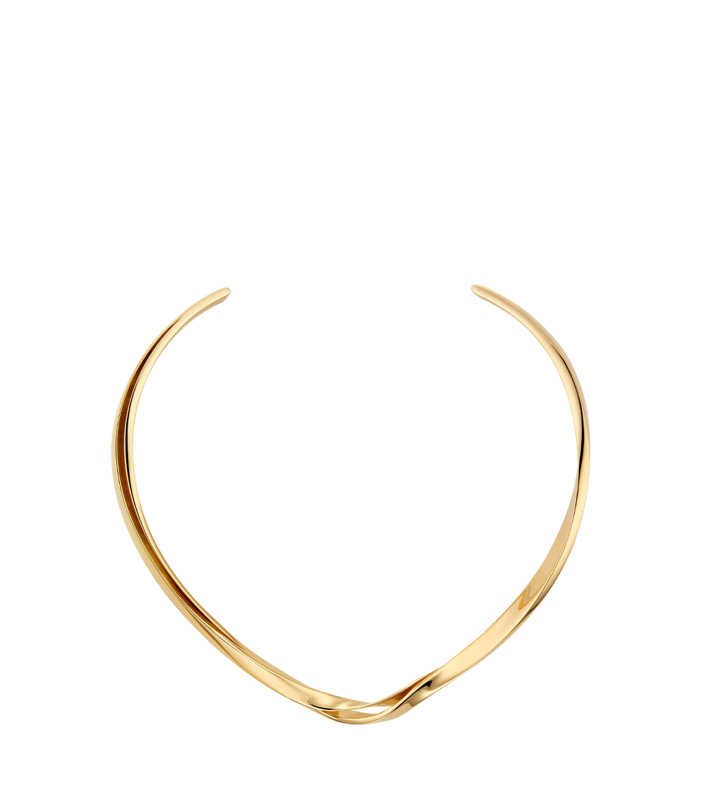 Éole Necklace - 24 carat gold-gilded